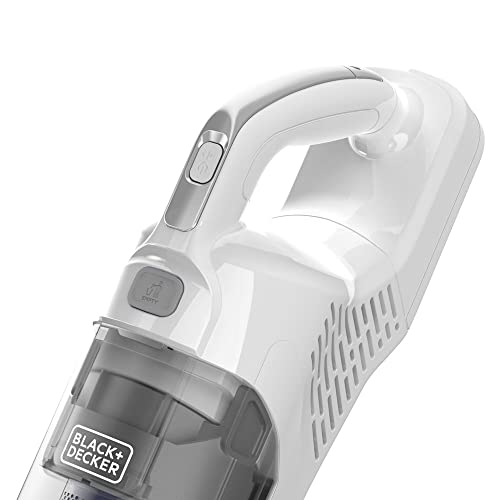 BLACK+DECKER POWERSERIES+ 16V MAX Cordless Stick Vacuum with LED Floor Lights, Lightweight, Multi-Surface, White (BHFEA420J)