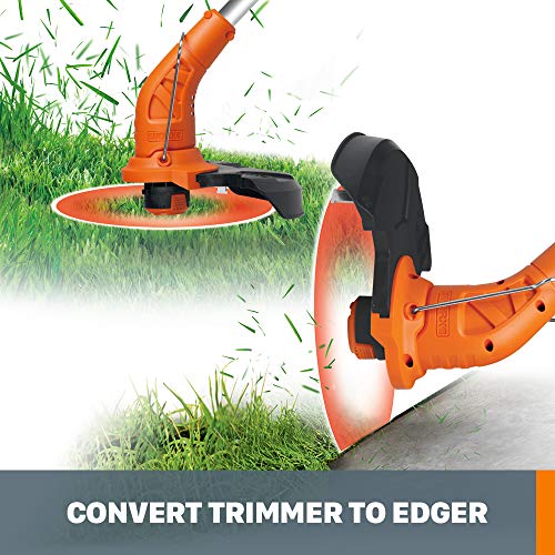 Worx String Trimmer Cordless & Edger 20V 10" - 12" Weed Trimmer PowerShare (Battery & Charger Included) WG154