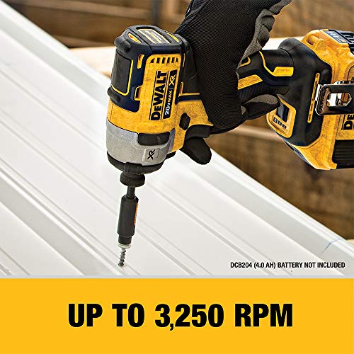 DEWALT 20V MAX XR Cordless Impact Driver Kit, Brushless, 1/4" Hex Chuck, 3-Speed, 2 Batteries and Charger (DCF887D2)