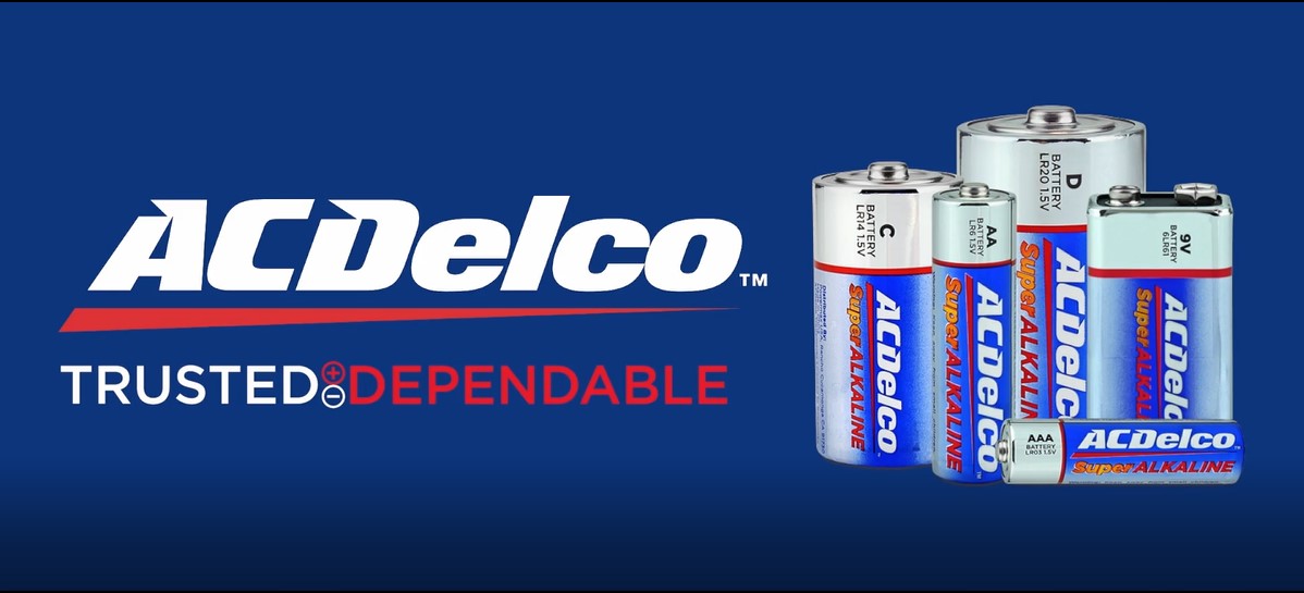 ACDelco 100-Count AAA Batteries, Maximum Power Super Alkaline Battery, 10-Year Shelf Life, Recloseable Packaging