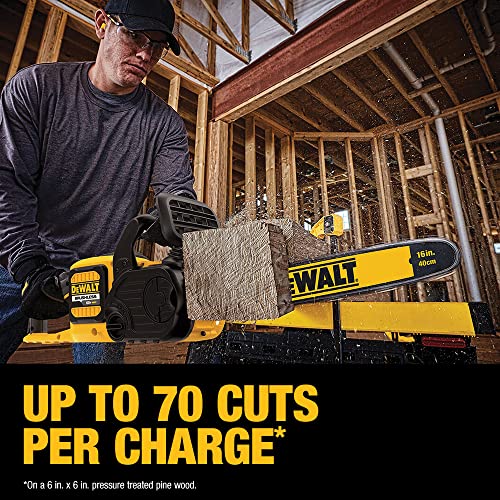 DEWALT 60V MAX Chainsaw & Leaf Blower Kit, Cordless, FLEXVOLT Battery & Charger Included (DCKO667X1)